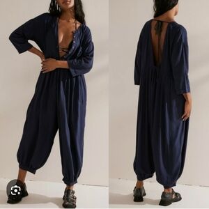 Free-est People Dark Purple/Blue Jumpsuit